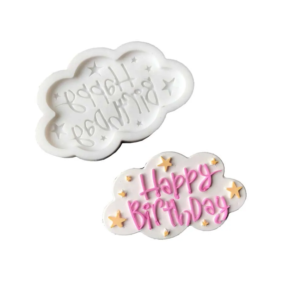 Happy Birthday Logo Fondant Silicone Mold for DIY Pastry Cupcake Dessert Lace Cake Decoration Kitchen Accessories Baking Tool
Happy Birthday Logo Fondant Silicone Mold for DIY Pastry Cupcake Dessert Lace Cake Decoration Kitchen Accessories Baking Tool