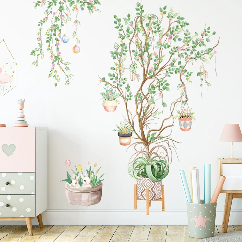 Spring Rural style potted plants Wall Sticker Art Decals Living room kitchen background decorations home wallpaper Mural sticker
Spring Rural style potted plants Wall Sticker Art Decals Living room kitchen background decorations home wallpaper Mural sticker