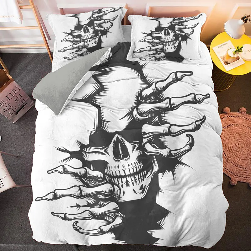 3D Skull Bedding Sets Queen King Size Luxury Sugar Skull Duvet Cover Set Quilt Cover with Pillowcase Bed Cover Set Bedclothes
3D Skull Bedding Sets Queen King Size Luxury Sugar Skull Duvet Cover Set Quilt Cover with Pillowcase Bed Cover Set Bedclothes
