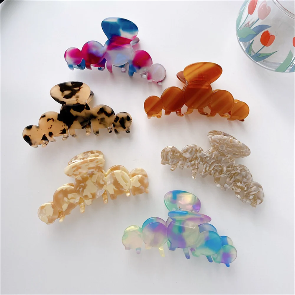 2021 New Fashion Woman Acetate Leopard Hair Claws Round Splicing Wave Hair Clip Large Barrette Bath Hair Accessories
2021 New Fashion Woman Acetate Leopard Hair Claws Round Splicing Wave Hair Clip Large Barrette Bath Hair Accessories