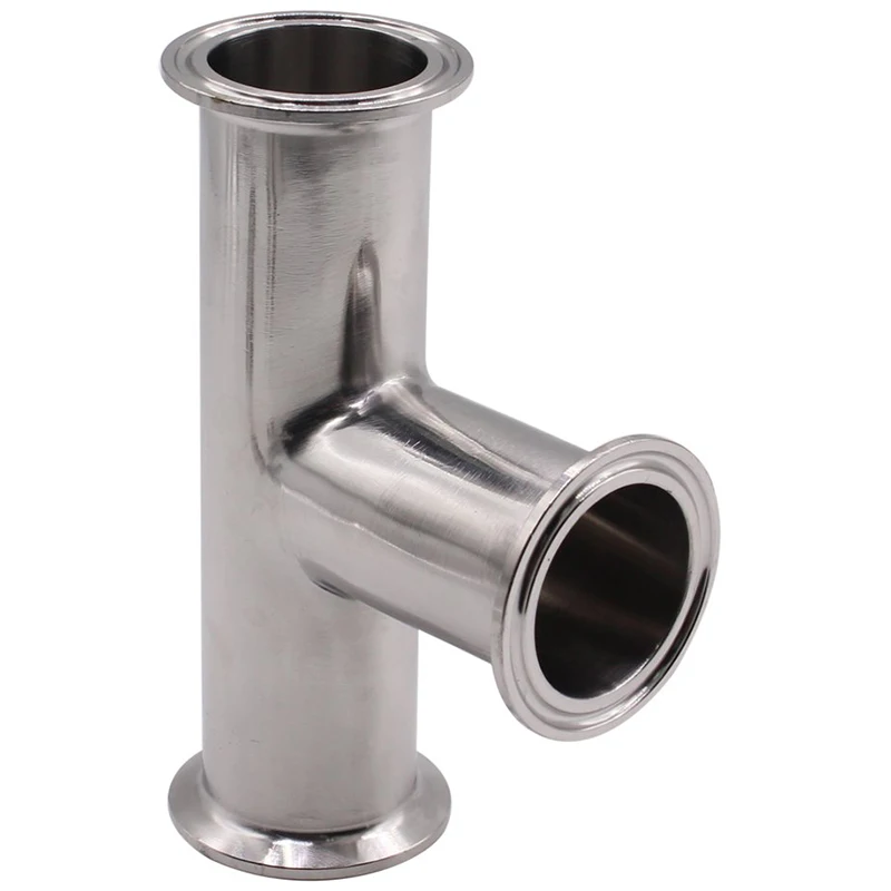 New 1.5Inch 38Mm Sanitary Tri Clamp 3 Way Tee 304 Stainless Steel Sanitary Ferrule Tee Connector Pipe Fitting
New 1.5Inch 38Mm Sanitary Tri Clamp 3 Way Tee 304 Stainless Steel Sanitary Ferrule Tee Connector Pipe Fitting