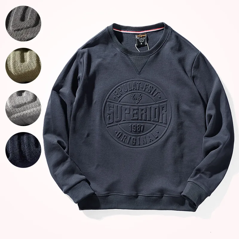 LN American Retro Terry 3D Letter Printed Hoodies Men's Pure Cotton Washed Old Pullover Knitted Long Sleeve O-neck Casual
LN American Retro Terry 3D Letter Printed Hoodies Men's Pure Cotton Washed Old Pullover Knitted Long Sleeve O-neck Casual