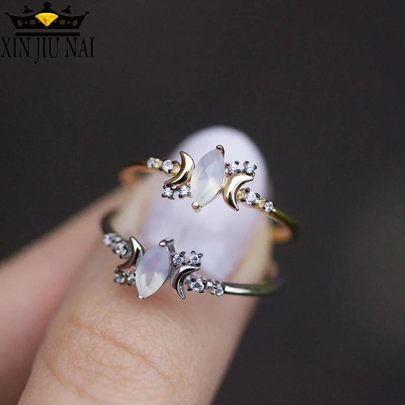 Female White Opal Moon Stone Ring Fashion 925 Silver Wedding Jewelry Promise Love Engagement Rings For Women Diamond Band
Female White Opal Moon Stone Ring Fashion 925 Silver Wedding Jewelry Promise Love Engagement Rings For Women Diamond Band