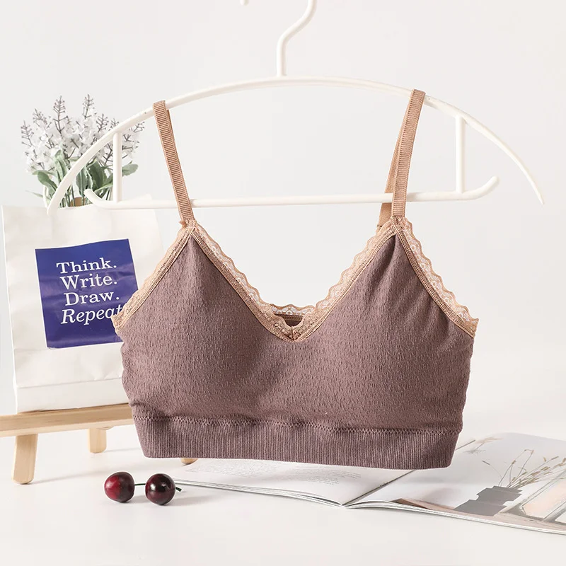Lace Bras For Women Tube Top Female Crop Top Seamless Underwear Sexy Lingerie Padded Bralette Comfort Bandeau Top Tanks Femme
Lace Bras For Women Tube Top Female Crop Top Seamless Underwear Sexy Lingerie Padded Bralette Comfort Bandeau Top Tanks Femme