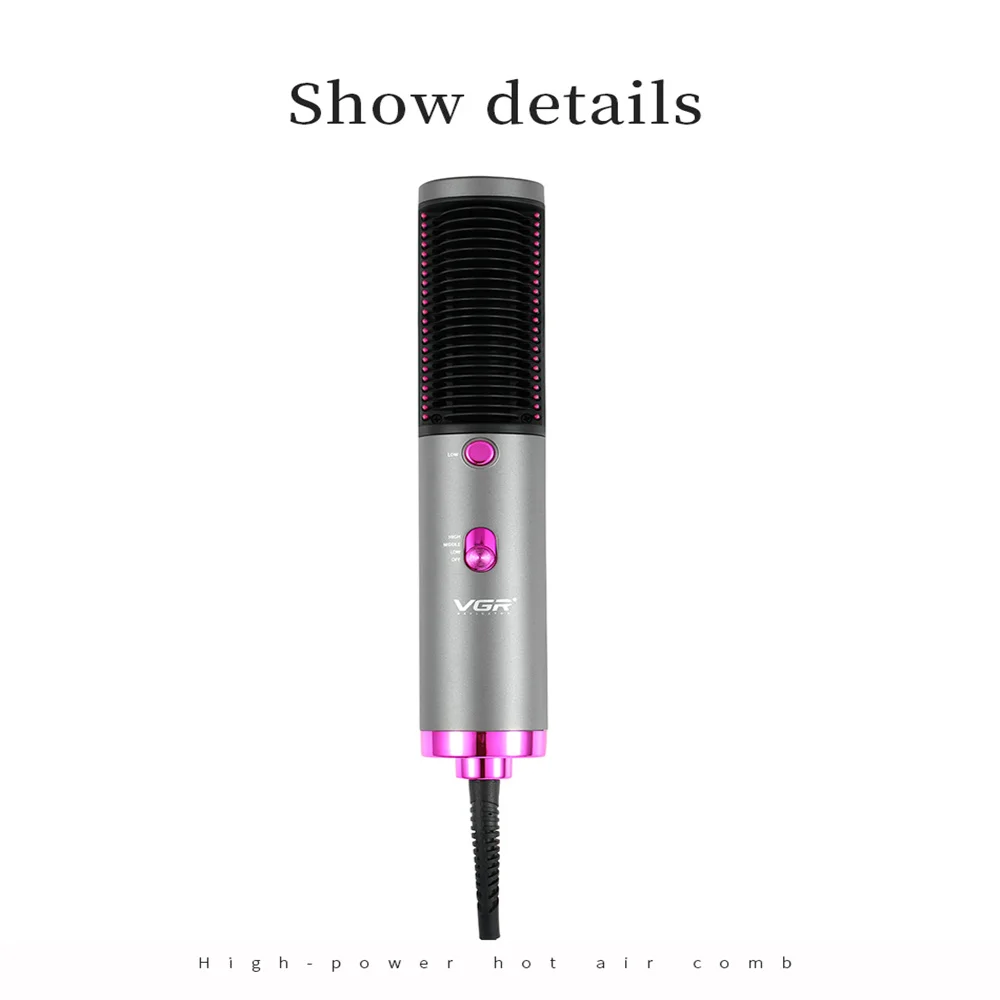 VGR V417 Multifunctional Hot Air Comb Negative Ion Hair Dryer Straight Curly Hair Comb Hair Dryer Styling Tool Straightener
VGR V417 Multifunctional Hot Air Comb Negative Ion Hair Dryer Straight Curly Hair Comb Hair Dryer Styling Tool Straightener