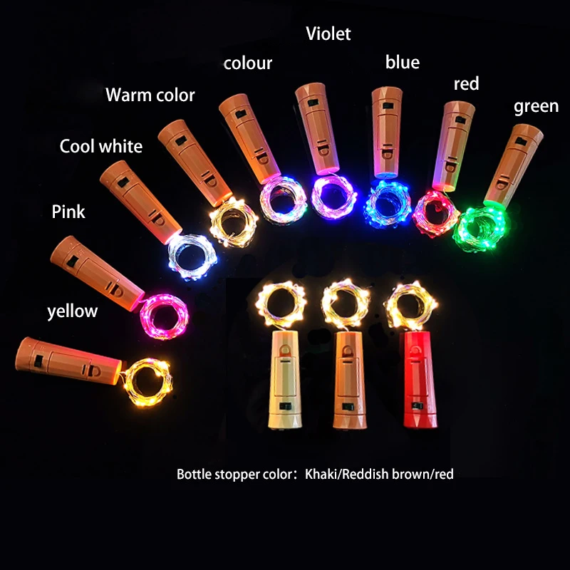 2M 20 LED Wine Bottle Lights with Cork Silver Wire Fairy Mini String Lights for Liquor Bottles Crafts Party (Battery Included)
2M 20 LED Wine Bottle Lights with Cork Silver Wire Fairy Mini String Lights for Liquor Bottles Crafts Party (Battery Included)