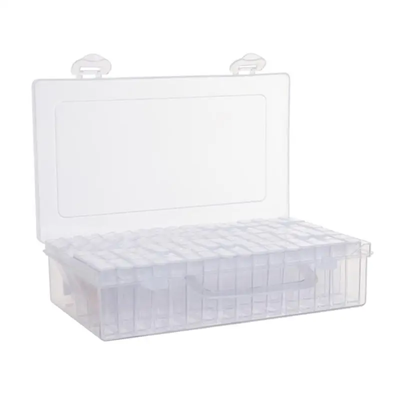 1pc 64 Grid Nail Diamond Box Translucent Storage Box Nail Piece Jewelry Box 
1pc 64 Grid Nail Diamond Box Translucent Storage Box Nail Piece Jewelry Box