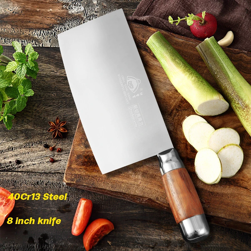 Kitchen Chef Knife Chopping Cutting Dual-use Stainless Steel Meat Cleaver Cooking Tools
Kitchen Chef Knife Chopping Cutting Dual-use Stainless Steel Meat Cleaver Cooking Tools
