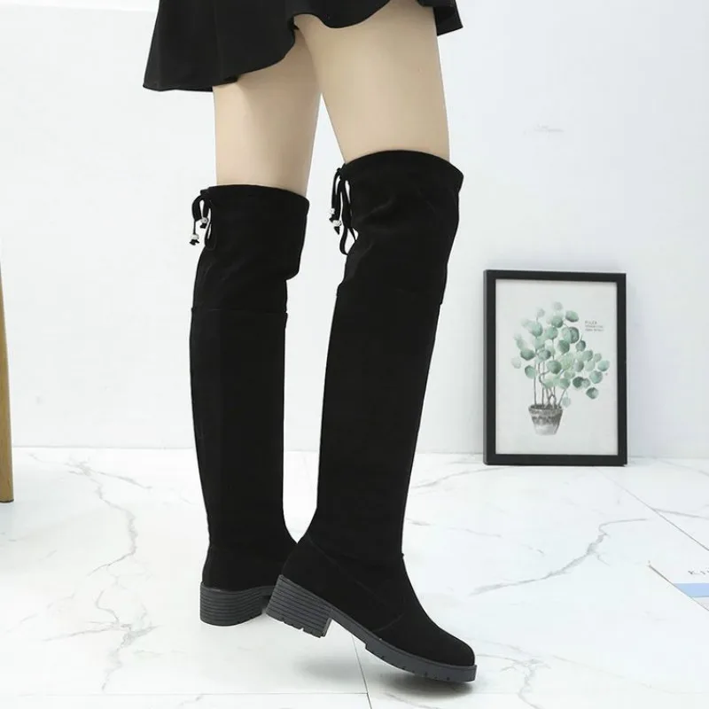 okkdey 2020 autumn and winter suede over the knee elastic boots ladies round toe thick heel faux wool fashion boots
okkdey 2020 autumn and winter suede over the knee elastic boots ladies round toe thick heel faux wool fashion boots