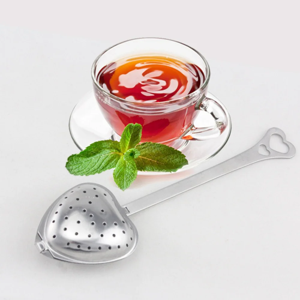 10pcs Tea Filter Long Grip Stainless Steel Mesh Heart Shaped Tea Strainer Spoon Tea Infuser Spoon
10pcs Tea Filter Long Grip Stainless Steel Mesh Heart Shaped Tea Strainer Spoon Tea Infuser Spoon