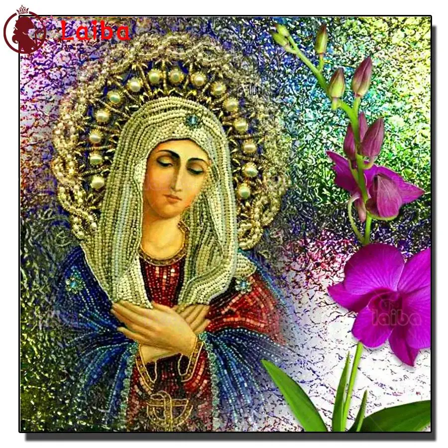 new Diamond Painting orchid flower Mary full square round Diamond embroidery 5d diy diamond mosaic Our Lady religion icon decor
new Diamond Painting orchid flower Mary full square round Diamond embroidery 5d diy diamond mosaic Our Lady religion icon decor