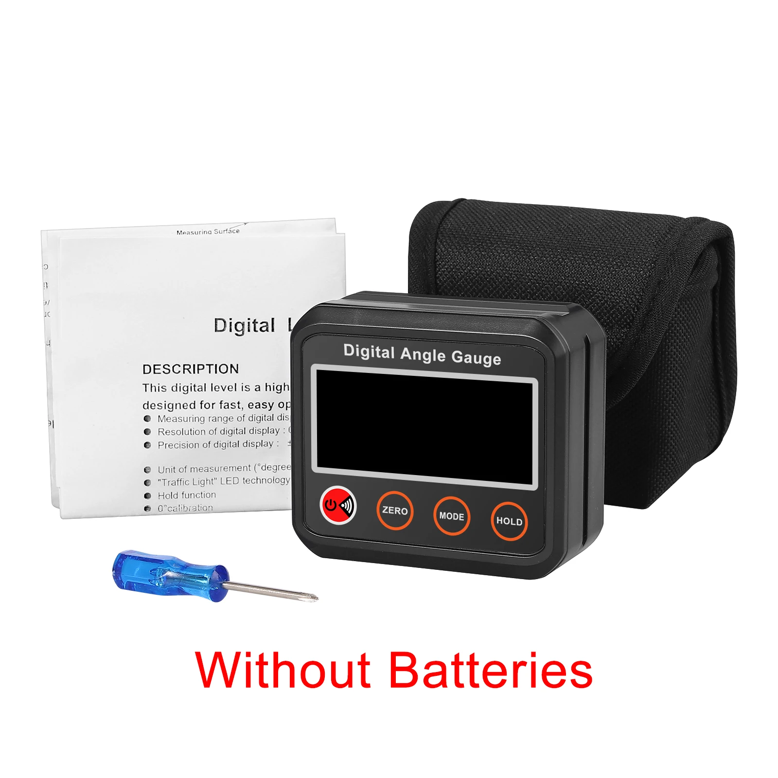 TANiCE Digital Angle Gauge Level Box Protractor Angle Finder Inclinometer With LCD Magnetic Base Precision Angle Measure Tool
TANiCE Digital Angle Gauge Level Box Protractor Angle Finder Inclinometer With LCD Magnetic Base Precision Angle Measure Tool