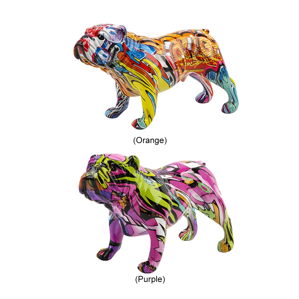 Simple Colorful Small Animal Figurine English Bulldog Statue Resin Crafts Home Modern Art Sculpture Office Desktop Ornaments
Simple Colorful Small Animal Figurine English Bulldog Statue Resin Crafts Home Modern Art Sculpture Office Desktop Ornaments