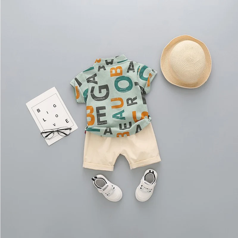 Boy Summer Clothing Set Boy Clothes Kids Short Sleeves Print Shirt+Flower Shorts 2pcs Suit Children Clothing 2-6years
Boy Summer Clothing Set Boy Clothes Kids Short Sleeves Print Shirt+Flower Shorts 2pcs Suit Children Clothing 2-6years
