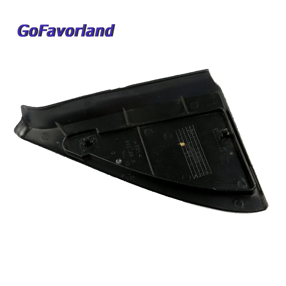 Черная Левая крышка для крепления зеркала 191837993 Volkswagen Golf GTI Jetta GLI MK2 1985 1986 1987 1988 1989