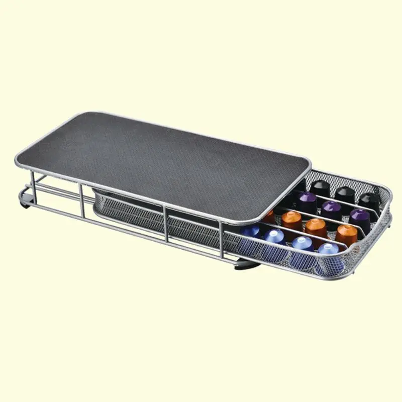 Coffee Machine Base Drawer Design Coffee Holder Accommodate 40 Capsules Coffee Storage Box for Home Kitchen Office
Coffee Machine Base Drawer Design Coffee Holder Accommodate 40 Capsules Coffee Storage Box for Home Kitchen Office