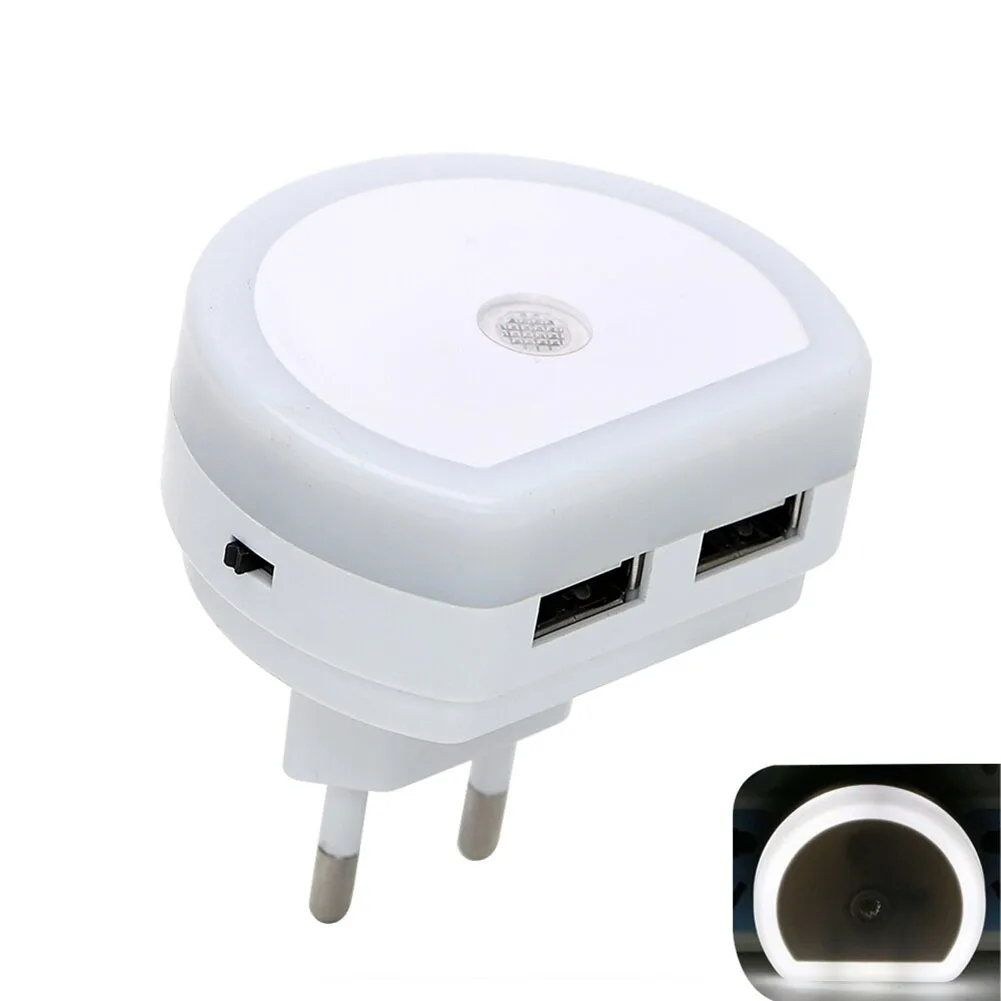 LED Night Light Dusk to Dawn Sensor Lamp with Dual USB Charging Port Baby Nursely Sensor Wall Lamp For Kids Adults Bedroom
LED Night Light Dusk to Dawn Sensor Lamp with Dual USB Charging Port Baby Nursely Sensor Wall Lamp For Kids Adults Bedroom