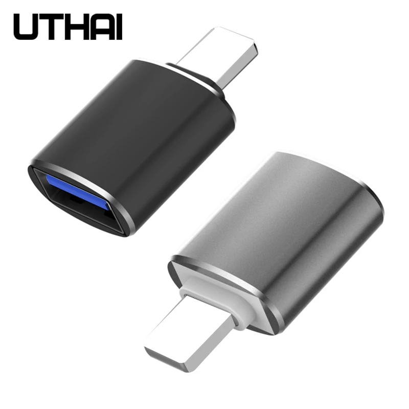 Usb-кардридер UTHAI C56 с Lightning на Usb 3 0 устройство для подключения флеш-накопителя мыши