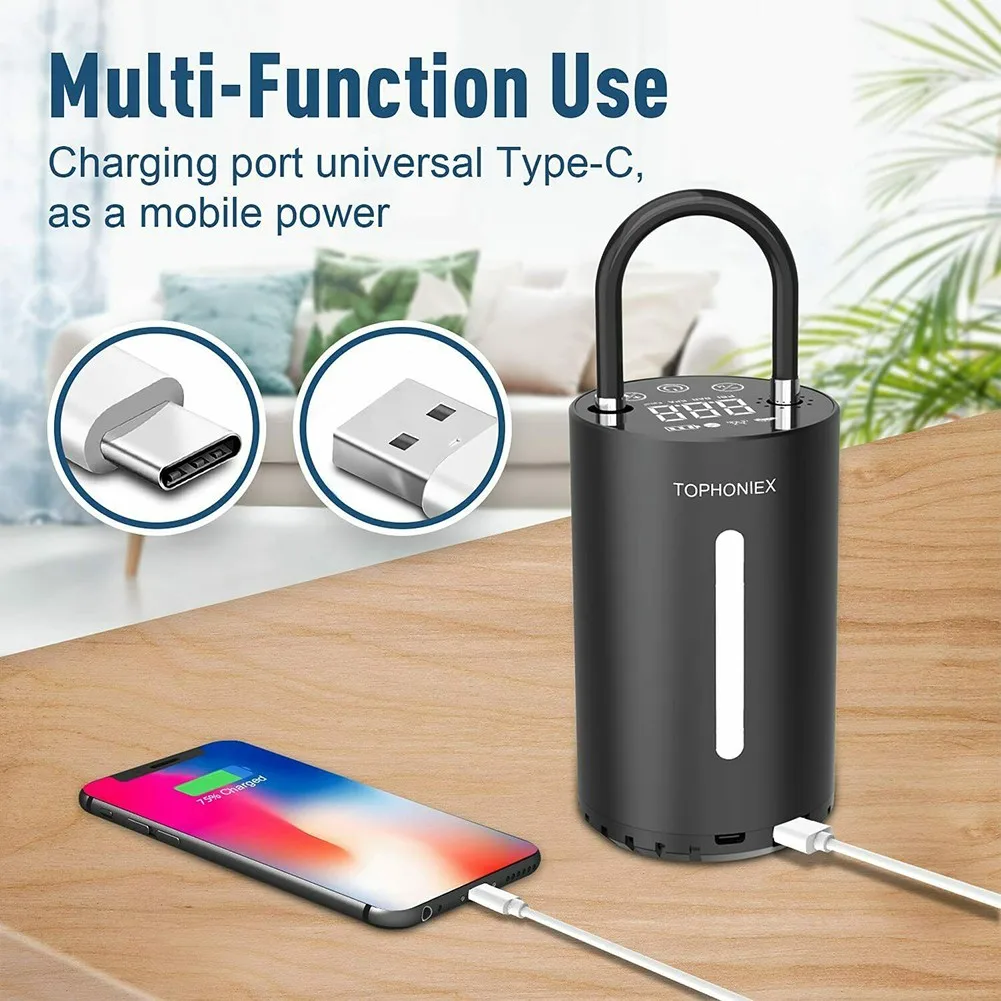 Portable USB Charged Electric Air Pump For Bicycle And Motorcycle 150psi Compressor Bike Pump Car Tire Inflator
Portable USB Charged Electric Air Pump For Bicycle And Motorcycle 150psi Compressor Bike Pump Car Tire Inflator