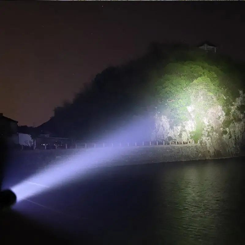 High Power Flashlight 50000 LM L2 Flashlight Aluminum Hunting Rechargeable Tactical Waterproof Torch Light Powerful Lanterna
High Power Flashlight 50000 LM L2 Flashlight Aluminum Hunting Rechargeable Tactical Waterproof Torch Light Powerful Lanterna