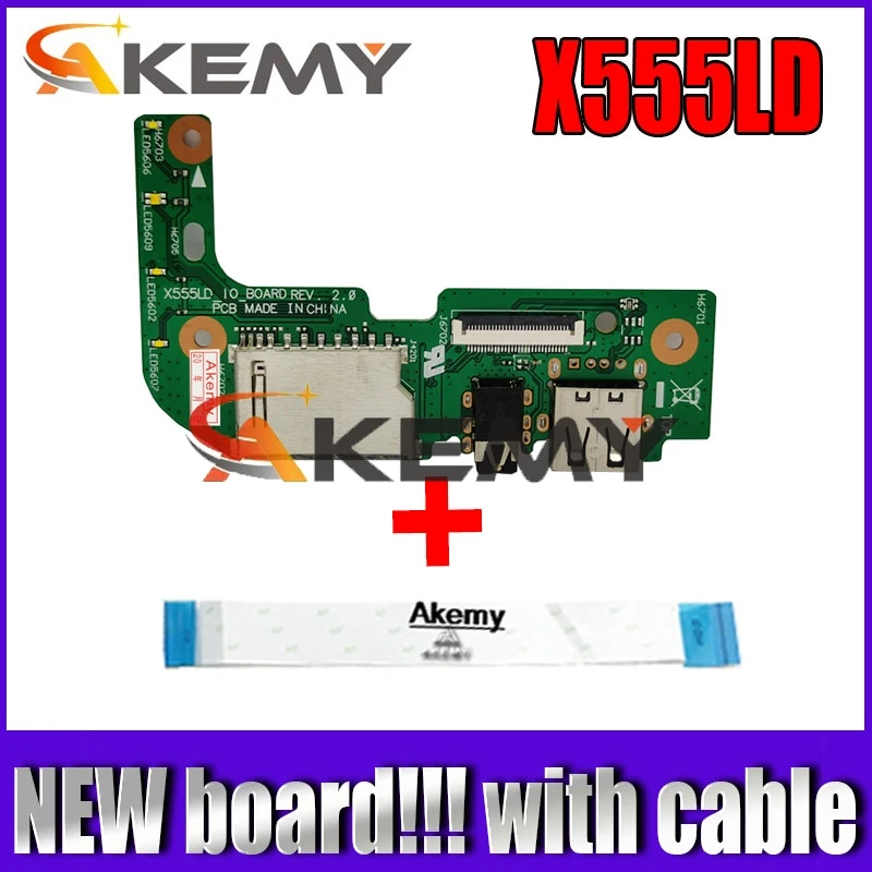 Новый оригинальный для For Asus X555 X555L X555LD X555LD_IO USB аудио кард-ридер плата REV: 2,0 MB 100% тестирование Быстрая доставка
Новый оригинальный для For Asus X555 X555L X555LD X555LD_IO USB аудио кард-ридер плата REV: 2,0 MB 100% тестирование Быстрая доставка
