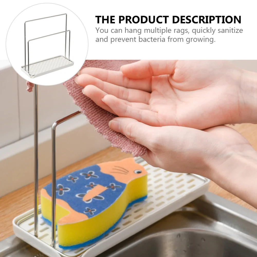 Sponge Dishcloth Drainage Storage Rack Kitchen Rag Sundries Organizer for Home
Sponge Dishcloth Drainage Storage Rack Kitchen Rag Sundries Organizer for Home