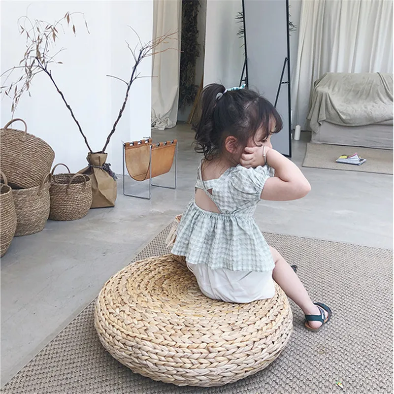 Spring Girl's Shirt Baby Short-sleeved Doll Blouse Shirts 2020 New Summer Kids Shirts Children's Plaid Sweet Tops Nice Outfits
Spring Girl's Shirt Baby Short-sleeved Doll Blouse Shirts 2020 New Summer Kids Shirts Children's Plaid Sweet Tops Nice Outfits