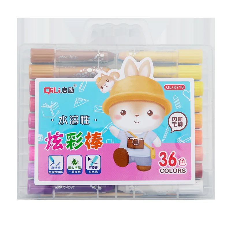 Painting Pen Rotating Colorful Stick Water Soluble Silky Oil Pastel 36 Color Crayons Drawing Set School Stationery Supplies
Painting Pen Rotating Colorful Stick Water Soluble Silky Oil Pastel 36 Color Crayons Drawing Set School Stationery Supplies