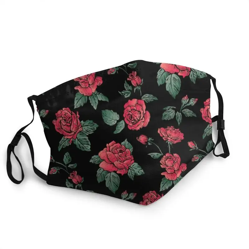Reusable Scattered Red Roses On Black Face Mask Adult Unisex Floral Pattern Mask Men Anti Haze Dust Protection Respirator Muffle
Reusable Scattered Red Roses On Black Face Mask Adult Unisex Floral Pattern Mask Men Anti Haze Dust Protection Respirator Muffle