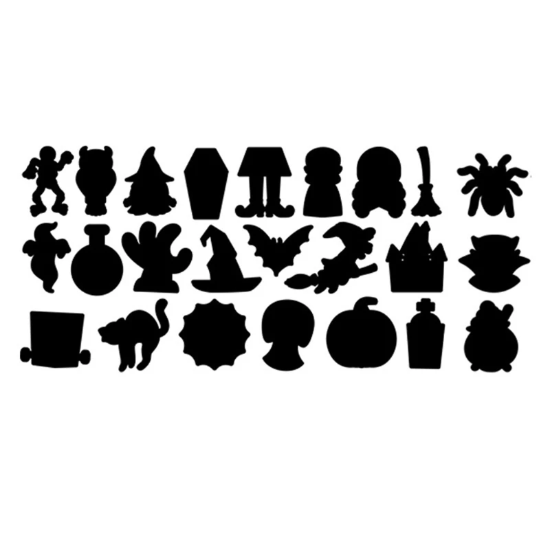 L41D Pack of 23Pieces DIY Scratching Painting Scratch Paper Dazzling Halloween Theme Scratch Pictures Drawing Kit DIY Frame
L41D Pack of 23Pieces DIY Scratching Painting Scratch Paper Dazzling Halloween Theme Scratch Pictures Drawing Kit DIY Frame
