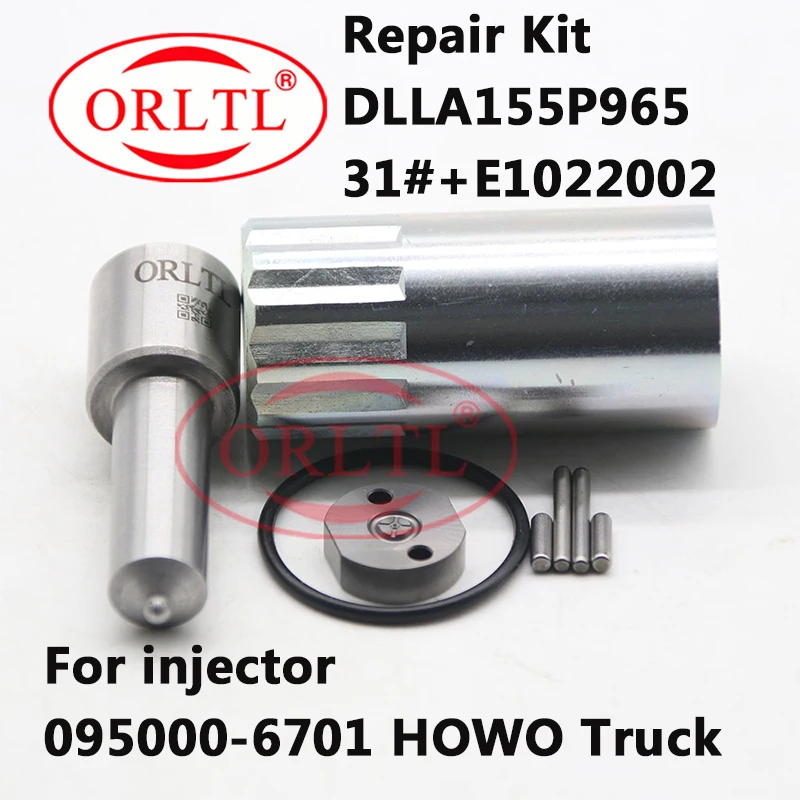 

095000-6700 Repair Kit Nozzle DLLA155P965 Control Valve Plate 31# For 095000-6701 Toyota Engine WD615 HOWO SINOTRUK