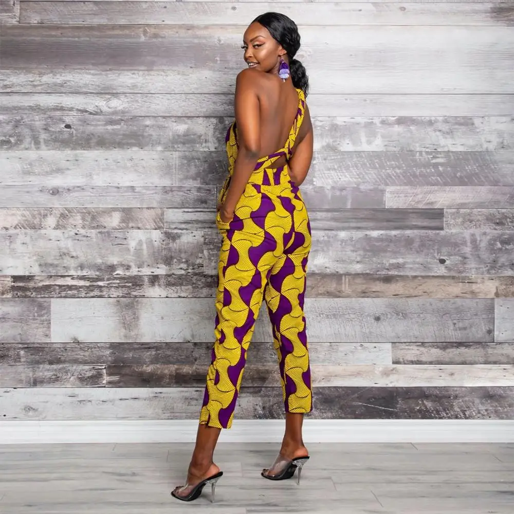 African new style autumn clothing new product digital printing women's sexy multi-wear style jumpsuit side pocket casual pants
African new style autumn clothing new product digital printing women's sexy multi-wear style jumpsuit side pocket casual pants