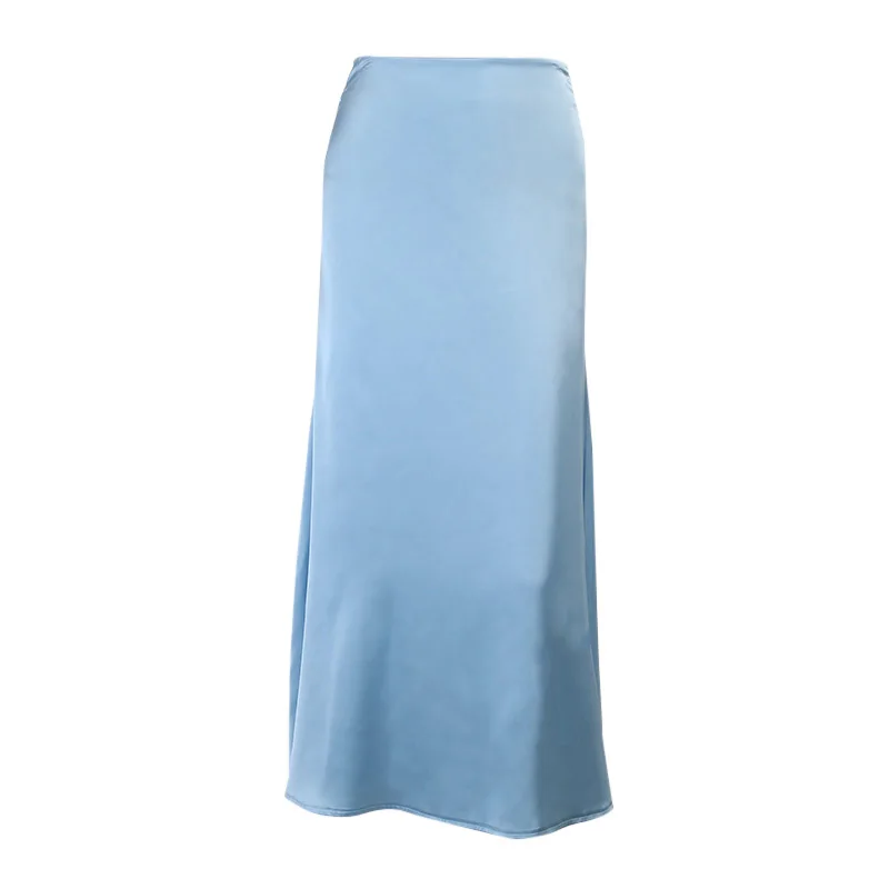 Silk Women Skirt Soft Trumpet 2021 Fashion Summer High Waist Solid Party Casual Satin Female Skirts Office Lady Skirts
Silk Women Skirt Soft Trumpet 2021 Fashion Summer High Waist Solid Party Casual Satin Female Skirts Office Lady Skirts