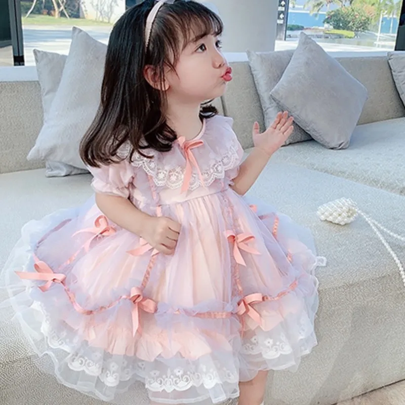 Lace Patchwork Dress for Kids 2021 Summer Ball Gown Lantern Sleeve Girl's Party Dress O-Neck Knee-Length Princess Dresses
Lace Patchwork Dress for Kids 2021 Summer Ball Gown Lantern Sleeve Girl's Party Dress O-Neck Knee-Length Princess Dresses