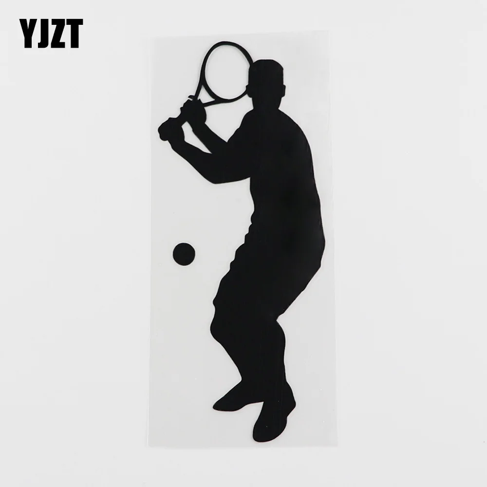 YJZT 7.1CMX17CM Fun Tennis Player Sports Tennis Vinyl Car Sticker Black/Silver 8A-0175
YJZT 7.1CMX17CM Fun Tennis Player Sports Tennis Vinyl Car Sticker Black/Silver 8A-0175