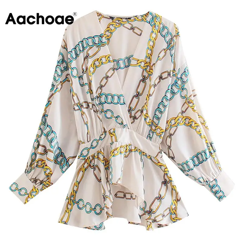 Блузка Aachoae женская с принтом цепей, шикарная рубашка с V-образным вырезом и длинным рукавом «летучая мышь», топ с асимметричным подолом, пов...
Блузка Aachoae женская с принтом цепей, шикарная рубашка с V-образным вырезом и длинным рукавом «летучая мышь», топ с асимметричным подолом, пов...