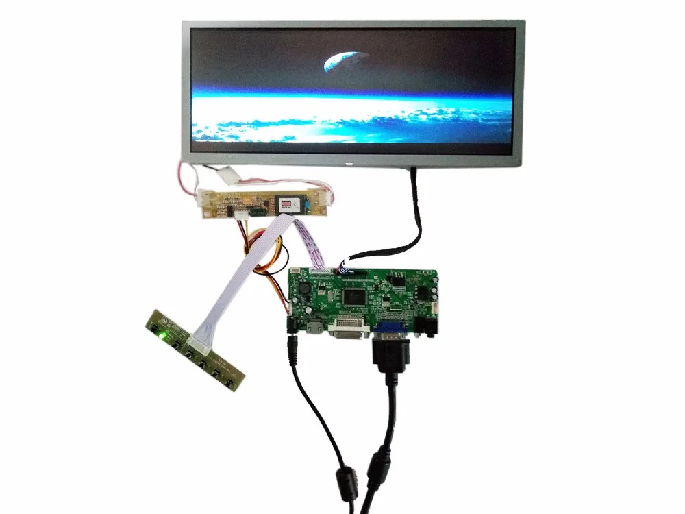 Control Board Monitor Kit for 12.3" inch LQ123K1LG03 1280x480 HDMI + DVI + VGA LCD LED screen Controller Board Driver
Control Board Monitor Kit for 12.3" inch LQ123K1LG03 1280x480 HDMI + DVI + VGA LCD LED screen Controller Board Driver
