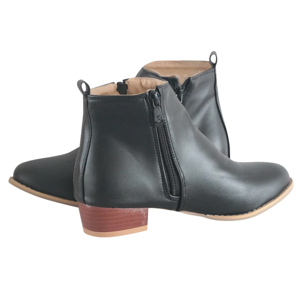 New Solid Ankle Boots Autumn Winter Glossy Pointed Women Causal Ankle Boots Side Zipper Shoes Woman Flats Flat Casual Shoes
New Solid Ankle Boots Autumn Winter Glossy Pointed Women Causal Ankle Boots Side Zipper Shoes Woman Flats Flat Casual Shoes