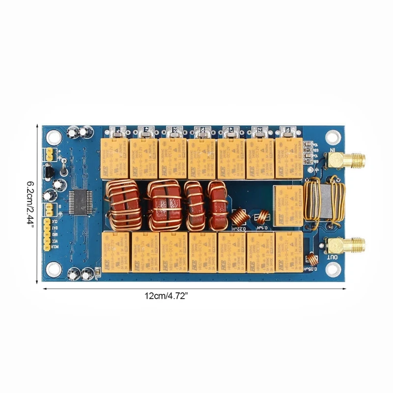 ATU-100 DIY Kits 1.8-50MHz ATU-100mini Automatic Antenna Tuner by N7DDC 7x7 +OLED Firmware Programmed/ SMD/Chip soldered
ATU-100 DIY Kits 1.8-50MHz ATU-100mini Automatic Antenna Tuner by N7DDC 7x7 +OLED Firmware Programmed/ SMD/Chip soldered
