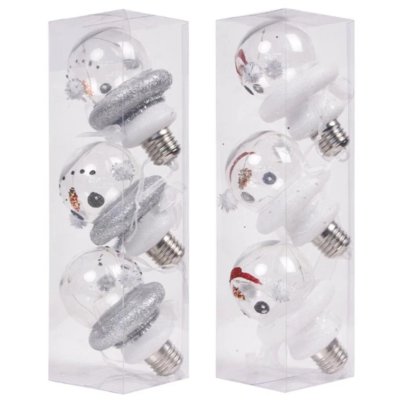Glowing Christmas Led Snowman Ball Pendant Transparent Ornament for Xmas Tree Home Indoor Outdoor Decoration Hanging Ornaments
Glowing Christmas Led Snowman Ball Pendant Transparent Ornament for Xmas Tree Home Indoor Outdoor Decoration Hanging Ornaments