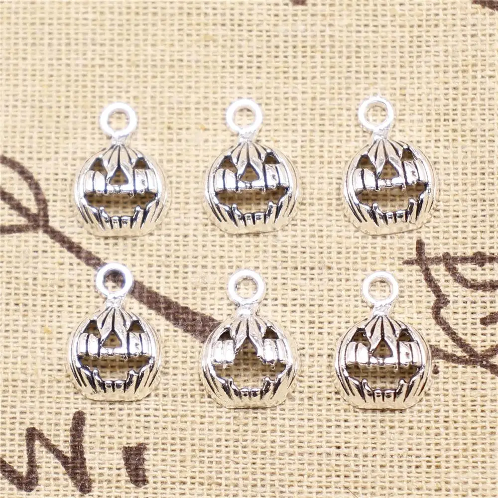 Pendants Jewelry Making 20pcs 16x12mm Antique Silver Color Halloween Pumpkin Charms
Pendants Jewelry Making 20pcs 16x12mm Antique Silver Color Halloween Pumpkin Charms