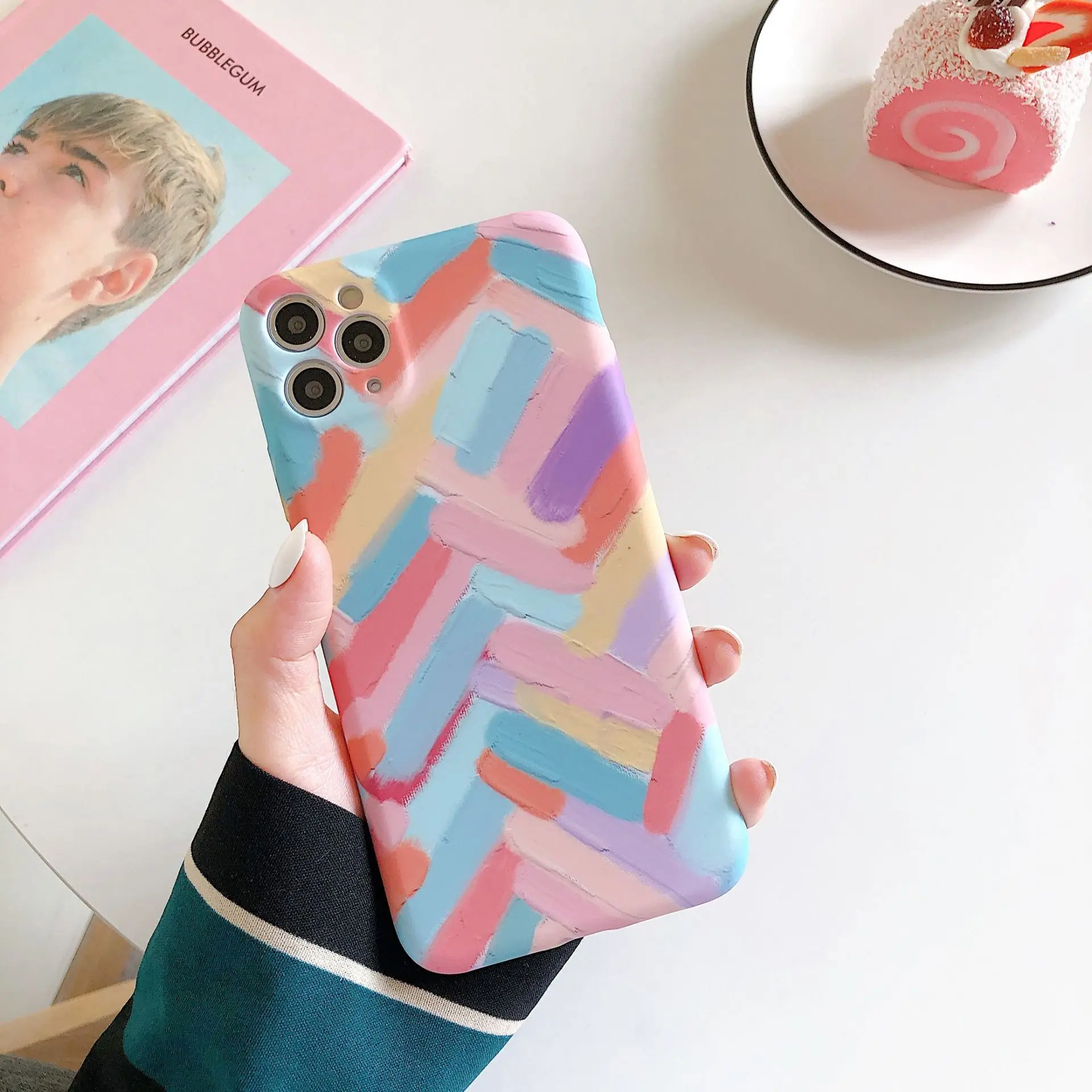 Graffiti oil painting skin friendly mobile phone soft shell for 11 Pro/Max/iPhoneX/XS/XRiPhone7p/8plus
Graffiti oil painting skin friendly mobile phone soft shell for 11 Pro/Max/iPhoneX/XS/XRiPhone7p/8plus