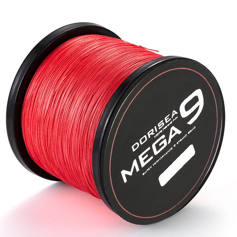 DORISEA 9 прядей 500 м 545 ярдов 15LB 310LB плетеная леска из японского материала супер ПЭ
