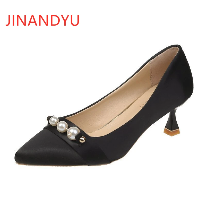Beige Black Lady Shoes Women Wedding Party Heels Ladies Pumps Shoes Women Spring Summer Pearl Comfy Elegant Noble Lolita Shoes
Beige Black Lady Shoes Women Wedding Party Heels Ladies Pumps Shoes Women Spring Summer Pearl Comfy Elegant Noble Lolita Shoes