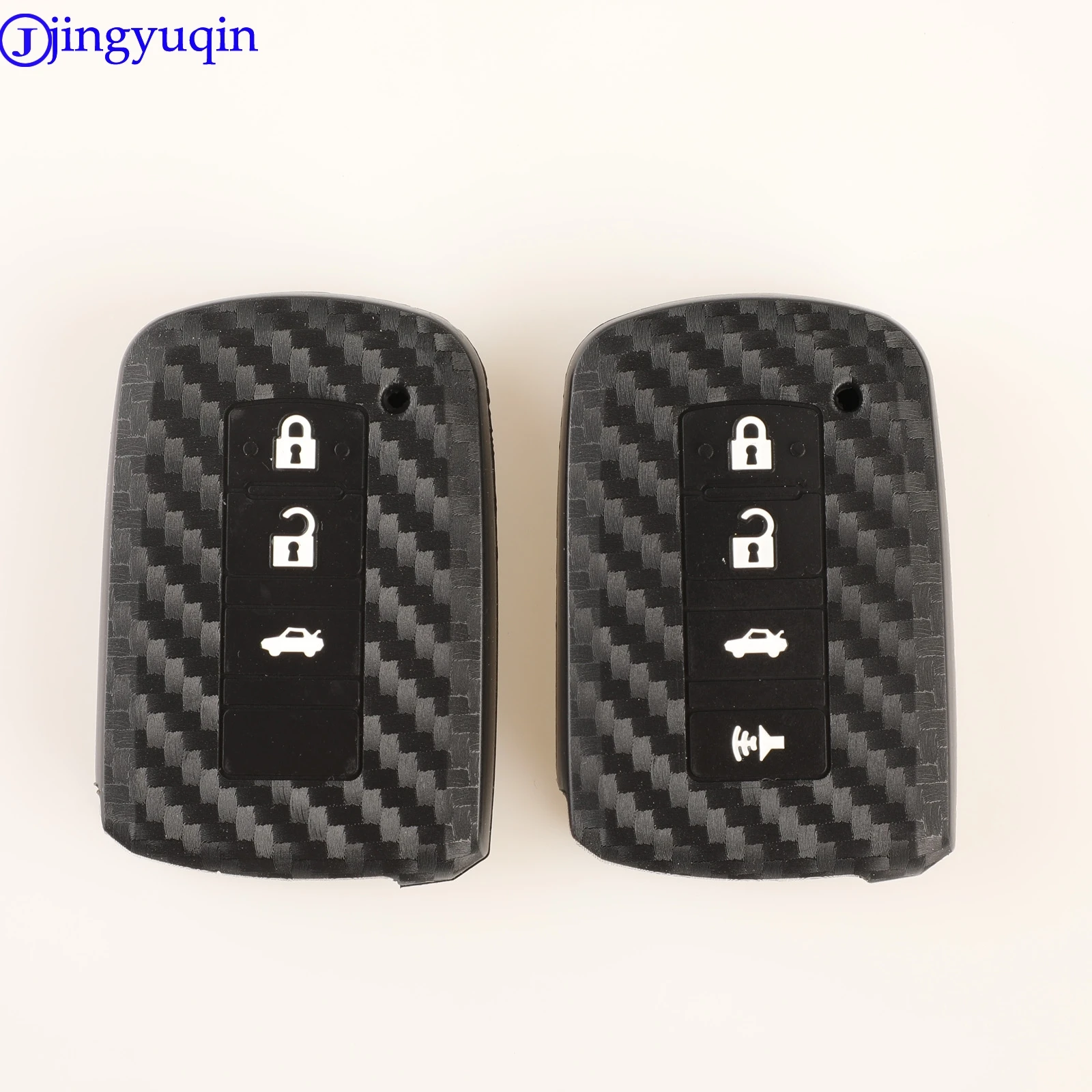 jingyuqin Carbon Silicone Car Key Case Cover 3/4 Buttons For Toyota Camry Corolla Avalon Rav4 Land Cruiser New Arrival
jingyuqin Carbon Silicone Car Key Case Cover 3/4 Buttons For Toyota Camry Corolla Avalon Rav4 Land Cruiser New Arrival