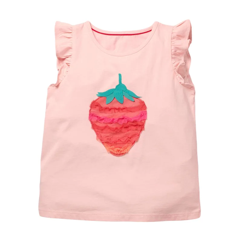 Little Maven Children 2021 Summer Baby Girl Tee Tops Kids Summer 2-7 Years Clothes Fruit Applique Brand Cotton Casual T Shirt
Little Maven Children 2021 Summer Baby Girl Tee Tops Kids Summer 2-7 Years Clothes Fruit Applique Brand Cotton Casual T Shirt