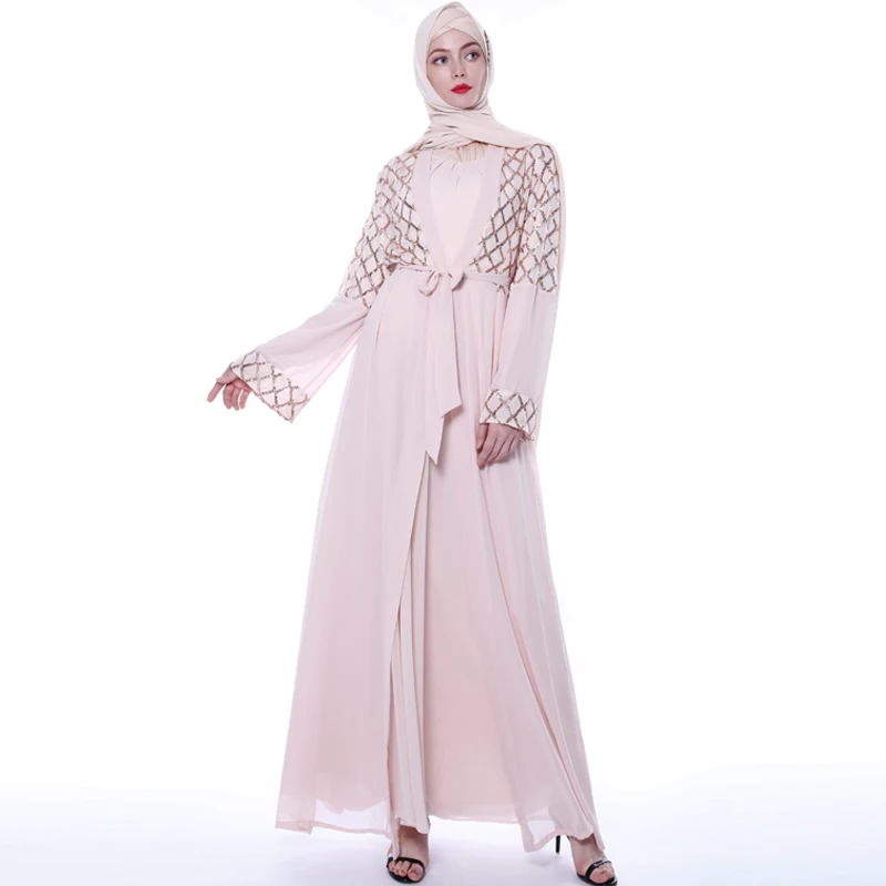 Sequins Muslim Dress Abaya Islamic Clothing Turkish Hijab Kimono Abayas For Women Oman Caftan Marocain Kaftan Prayer Clothes
Sequins Muslim Dress Abaya Islamic Clothing Turkish Hijab Kimono Abayas For Women Oman Caftan Marocain Kaftan Prayer Clothes
