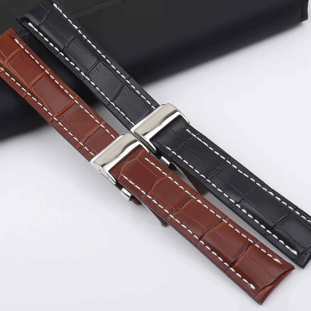 Watch Band For Breitling SUPEROCEAN AVENGER NAVITIMER Genuine Real Leather Men Watch Strap Watch Accessories Watch Bracelet Belt
Watch Band For Breitling SUPEROCEAN AVENGER NAVITIMER Genuine Real Leather Men Watch Strap Watch Accessories Watch Bracelet Belt