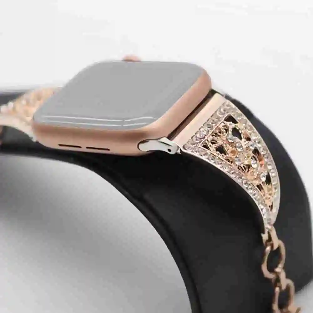 Suitable for Apple watch Apple Watch 6/5/4/3 Generation Metal Diamond Bracelet Strap Bracelet
Suitable for Apple watch Apple Watch 6/5/4/3 Generation Metal Diamond Bracelet Strap Bracelet