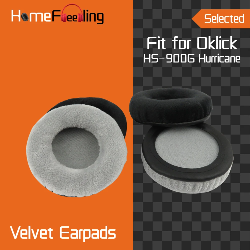 

Homefeeling Earpads for Oklick HS 900G Hurricane Headphones Earpad Cushions Covers Velvet Ear Pad Replacement
